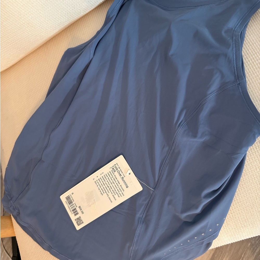 lululemon athletica Slate Blue Tank Top